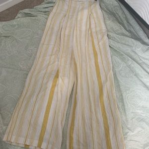Forever 21 long bohemian stripped flow pants
